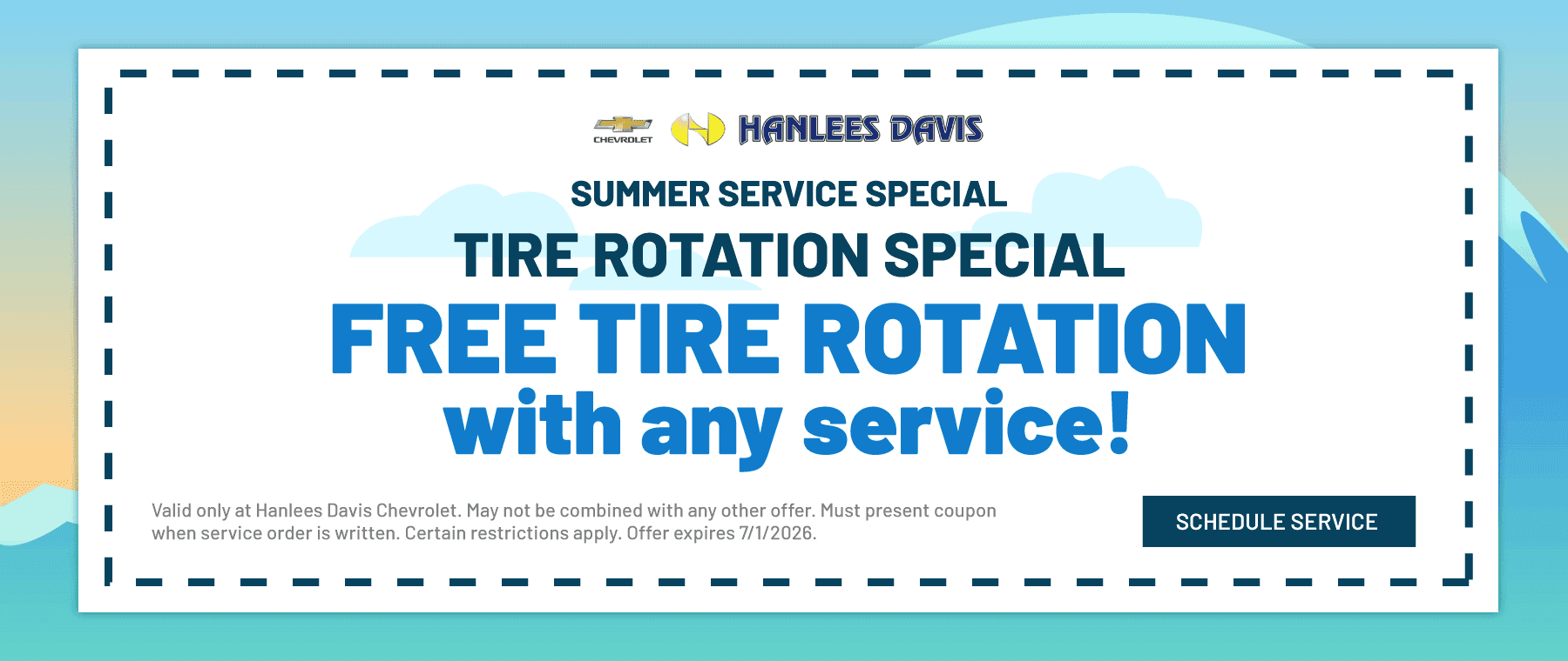 Tire Rotation Special