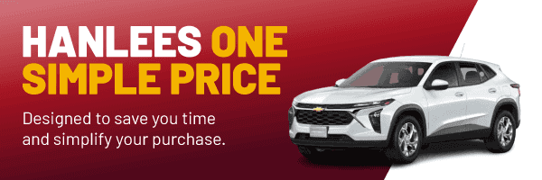 Hanlees One Simple Price Mobile Banner