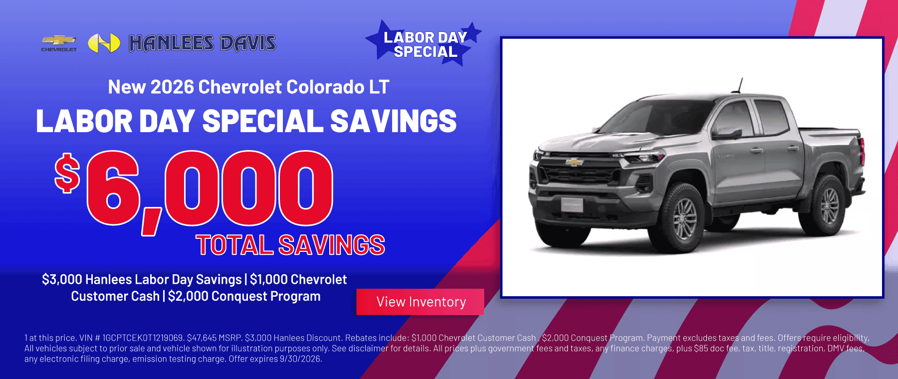 New 2026 Chevrolet Colorado LT Special