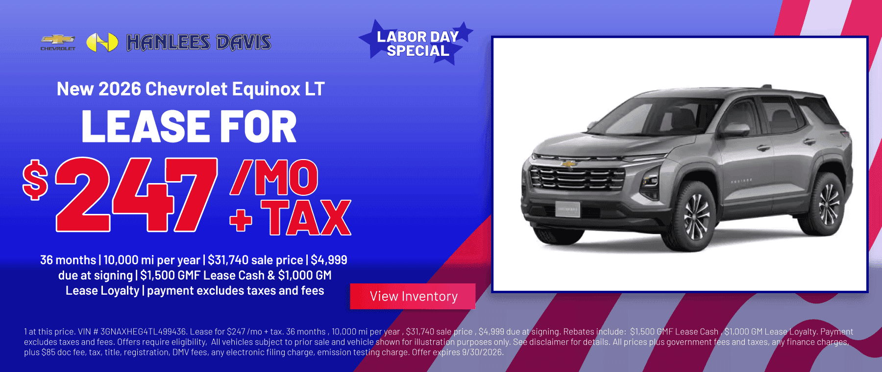 New 2026 Chevrolet Equinox LT Special