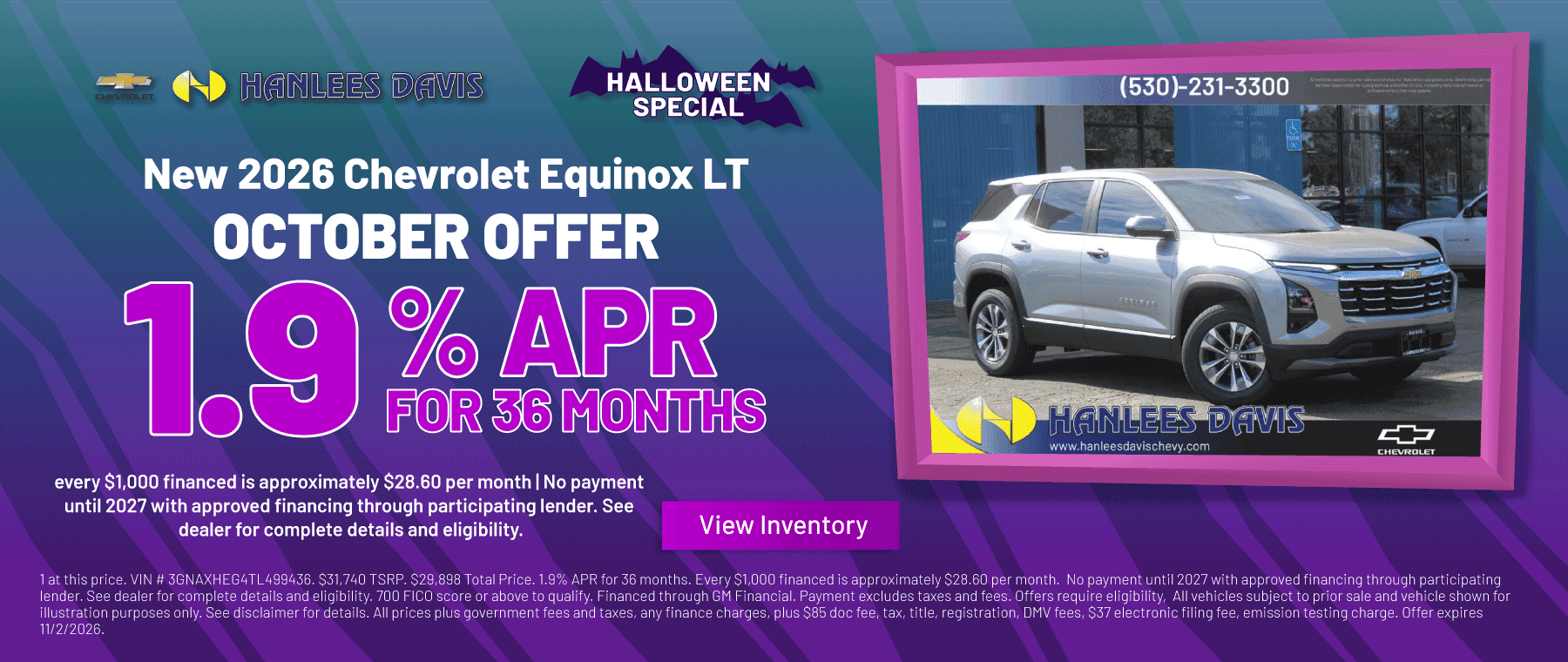 New 2026 Chevrolet Equinox LT Special