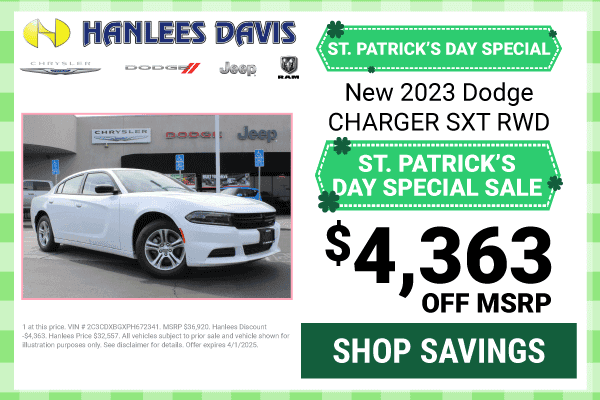 NEW 2023 DODGE CHARGER SXT RWD