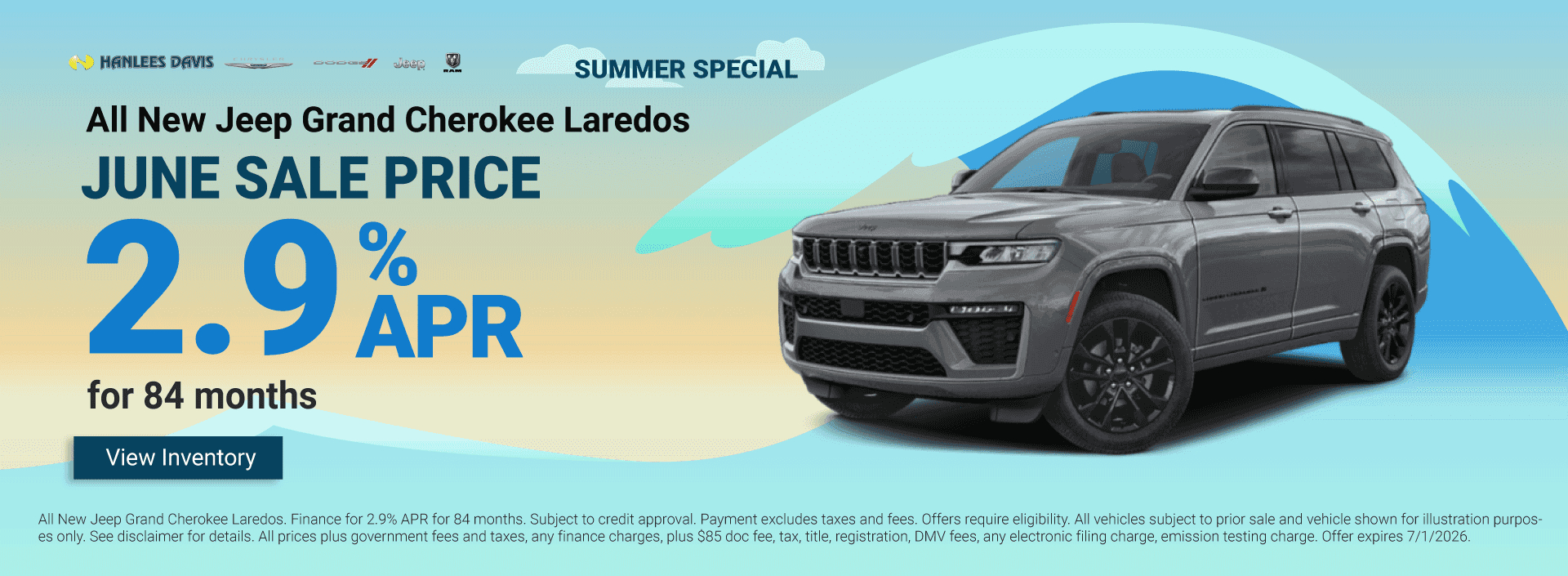All New Jeep Grand Cherokee Laredos Special