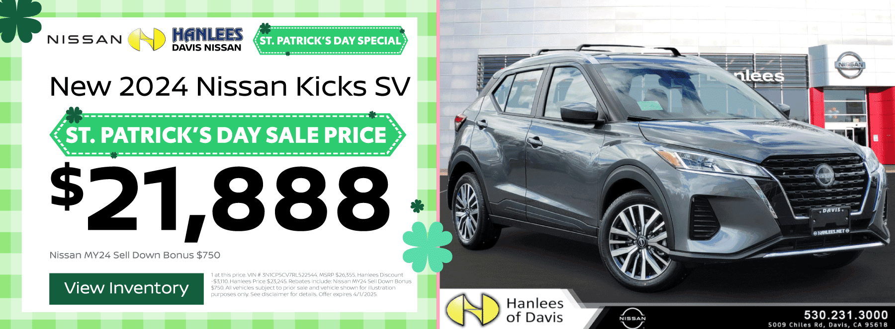 New 2024 Nissan Kicks SV Special