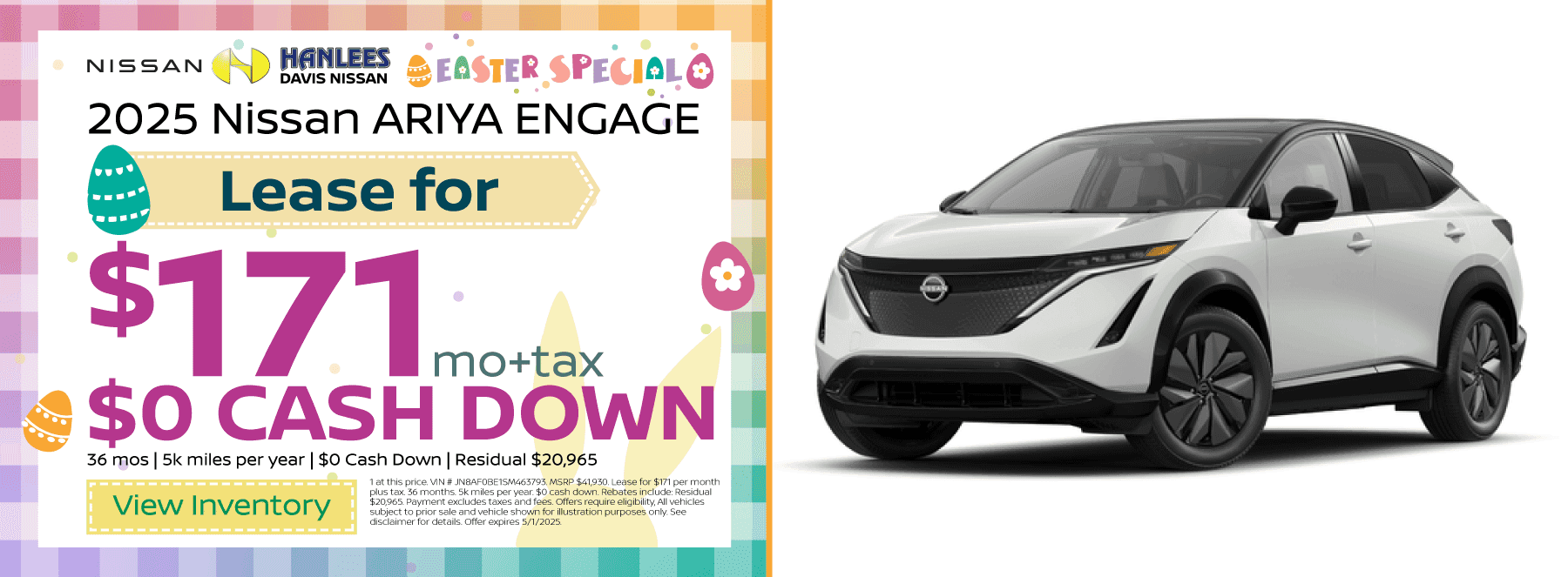 2025 Nissan ARIYA ENGAGE Special