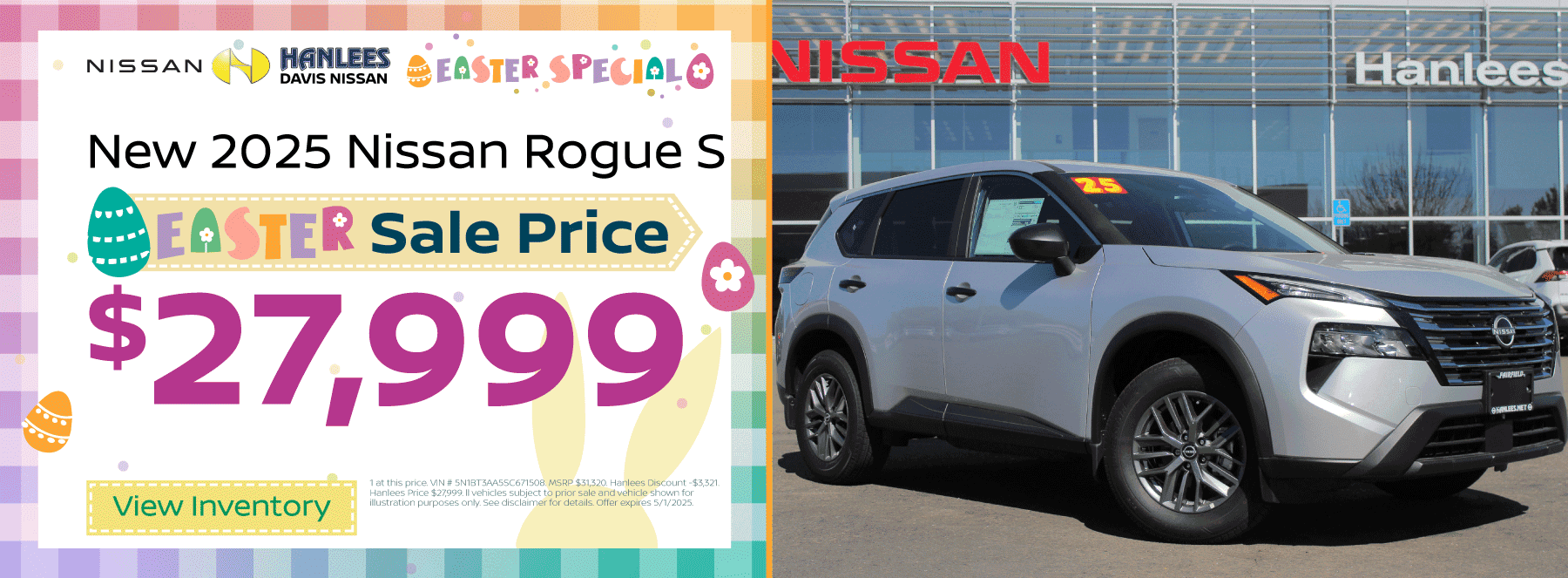 New 2025 Nissan Rogue S Special