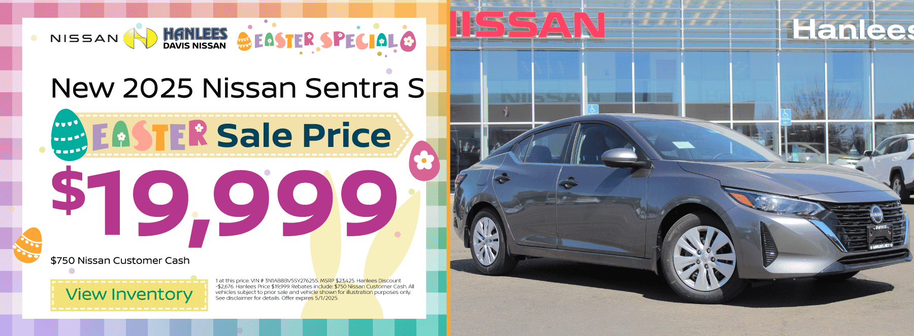 New 2025 Nissan Sentra S Special