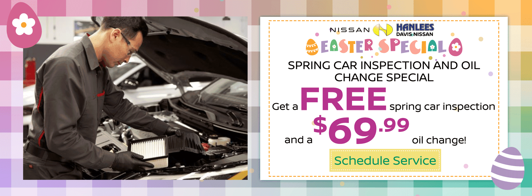 Spring Inspection and Oil Change Special