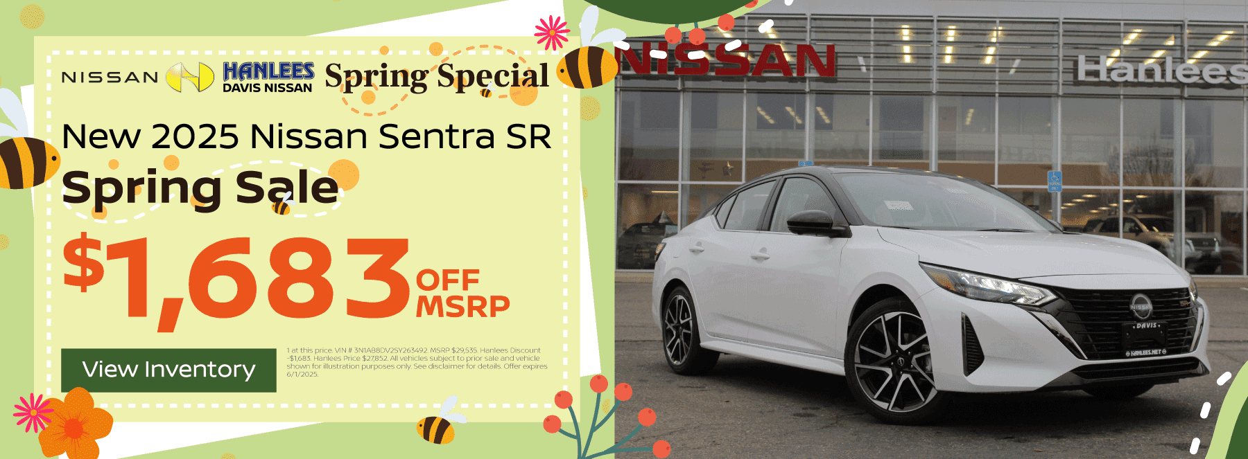New 2025 Nissan Sentra SR Special