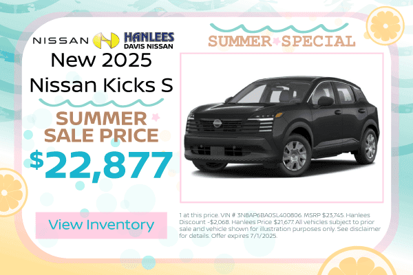 New 2025 Nissan Kicks S