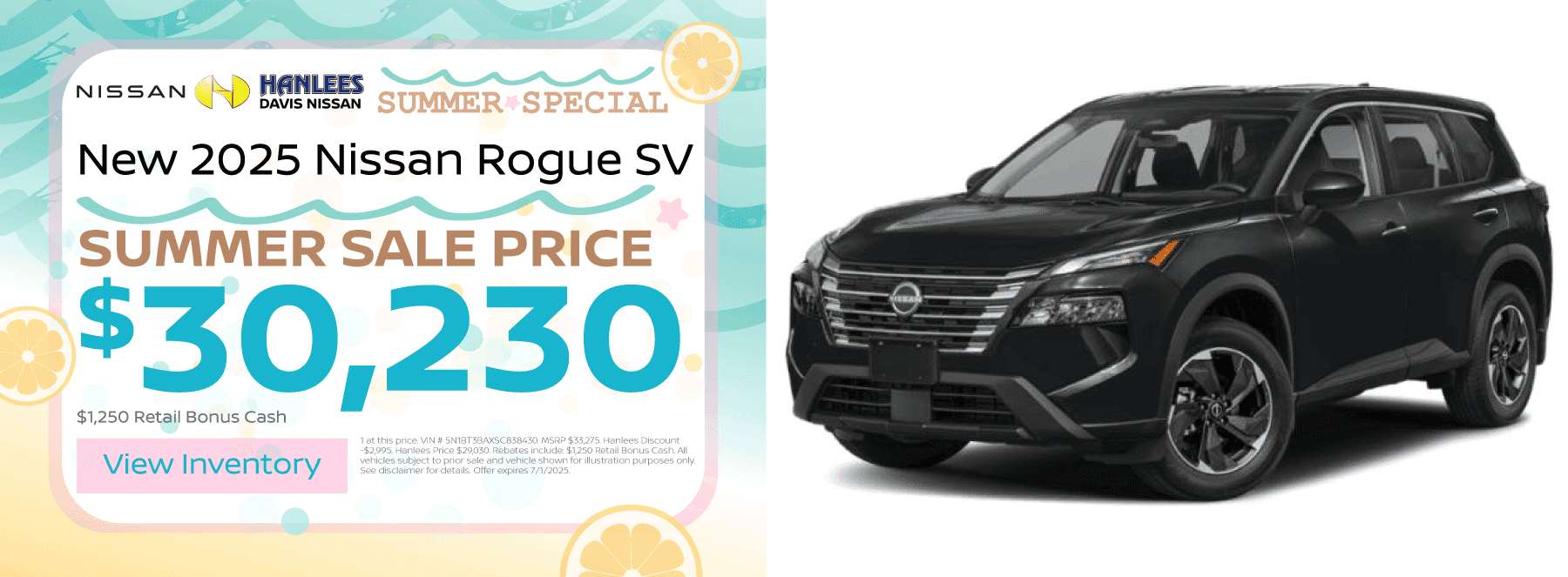New 2025 Nissan Rogue SV Special