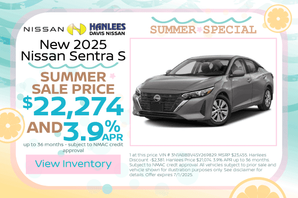 New 2025 Nissan Sentra S