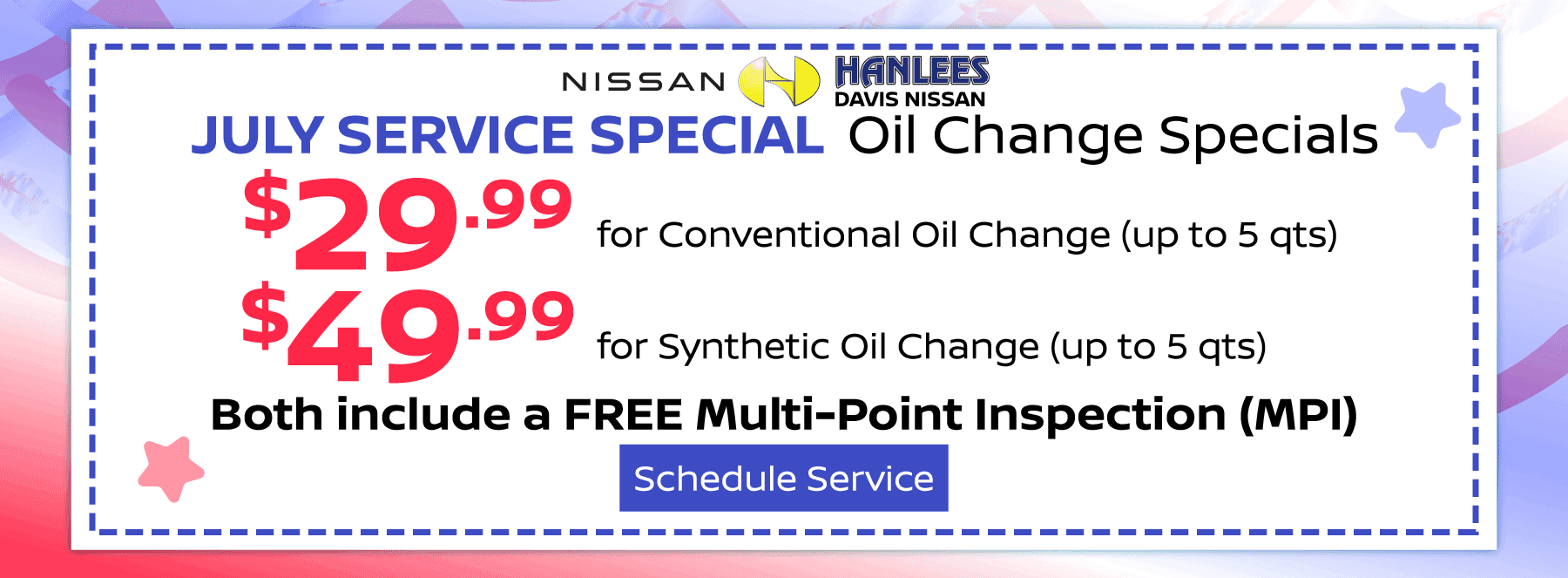 Oil Specials