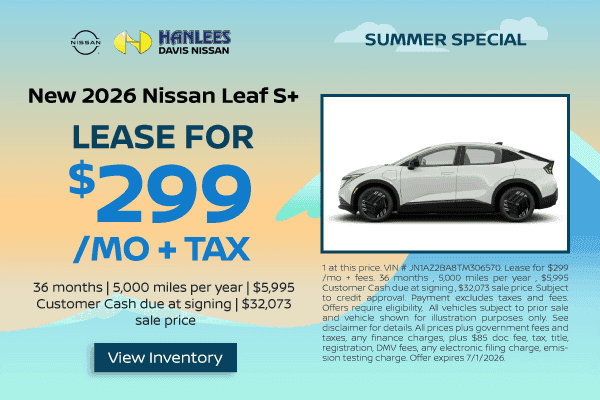 New 2026 Nissan Leaf S+