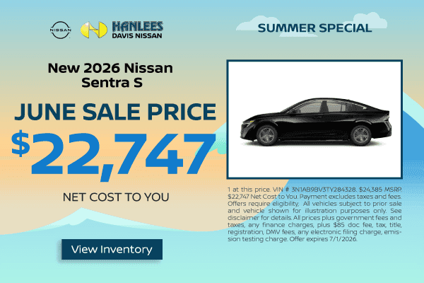 New 2026 Nissan Sentra S