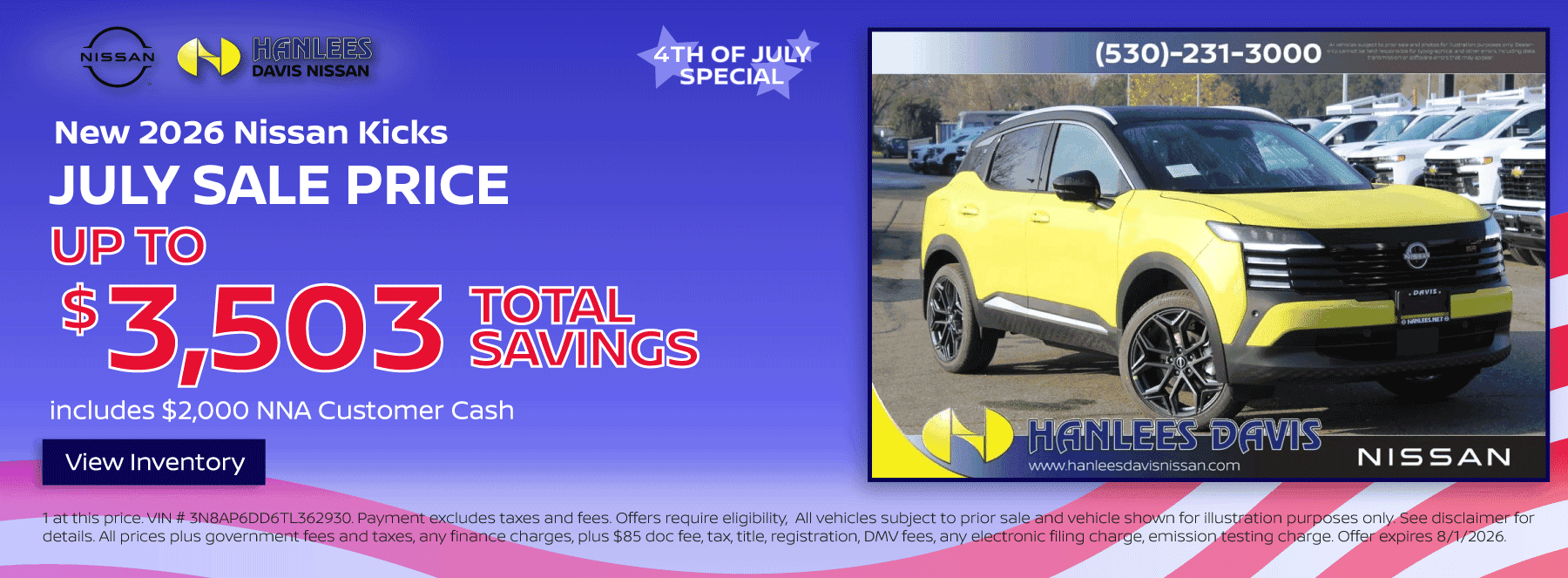 New 2026 Nissan Kicks Special
