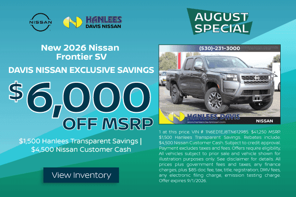 New 2026 Nissan Frontier Crew Cab SV