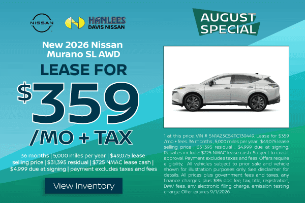 New 2026 Nissan Murano SL