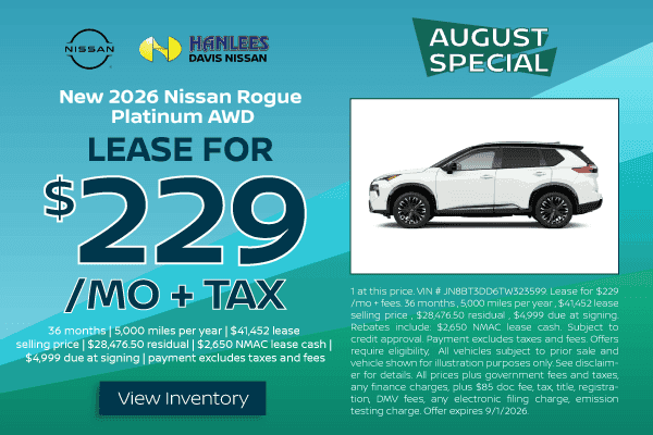 New 2026 Nissan Rogue Platinum