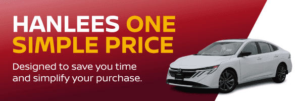 Hanlees One Simple Price Mobile Banner