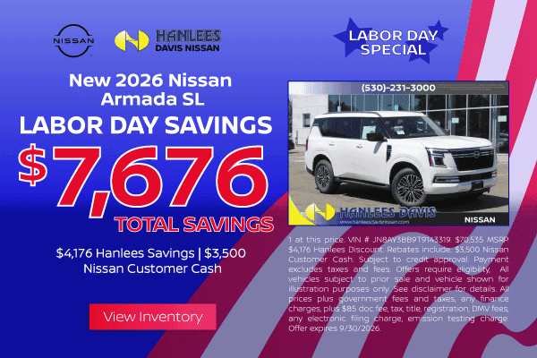 New 2026 Nissan Armada SL