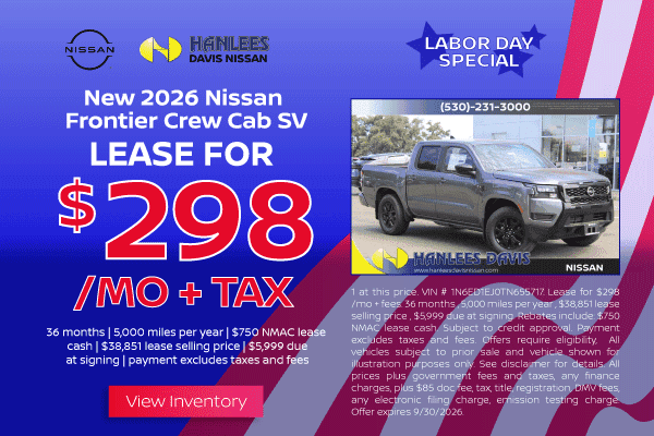 New 2026 Nissan Frontier Crew Cab SV