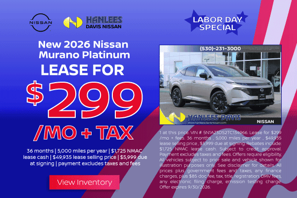 New 2026 Nissan Murano Platinum