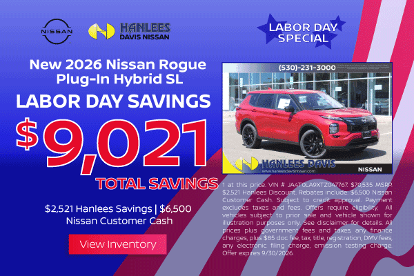 New 2026 Nissan Rogue Plug-In Hybrid SL