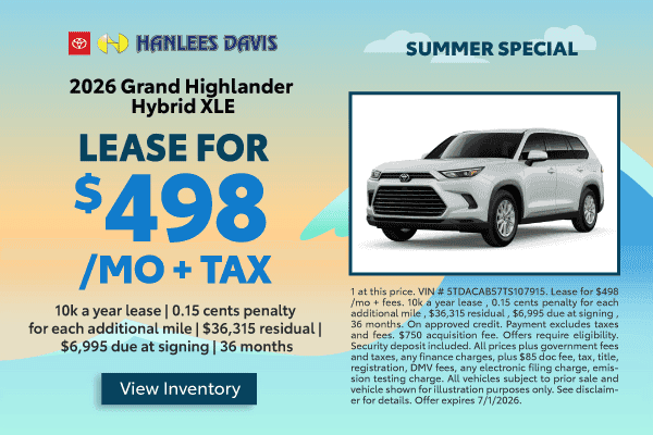 New 2026 Toyota Grand Highlander Hybrid Hybrid XLE AWD XLE HYBRID AWD