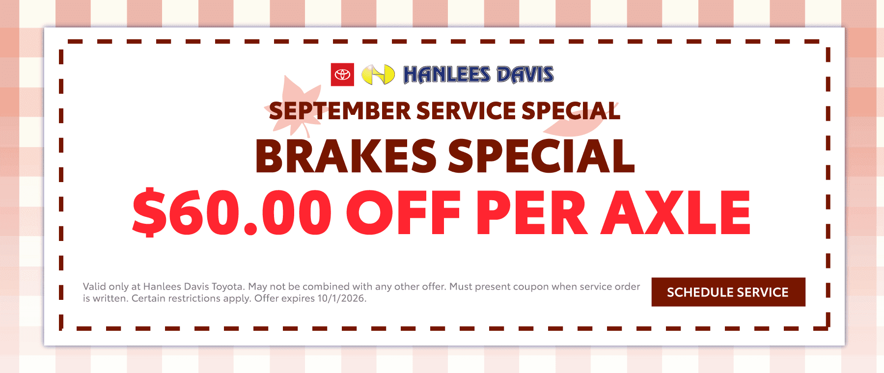 Brakes Special