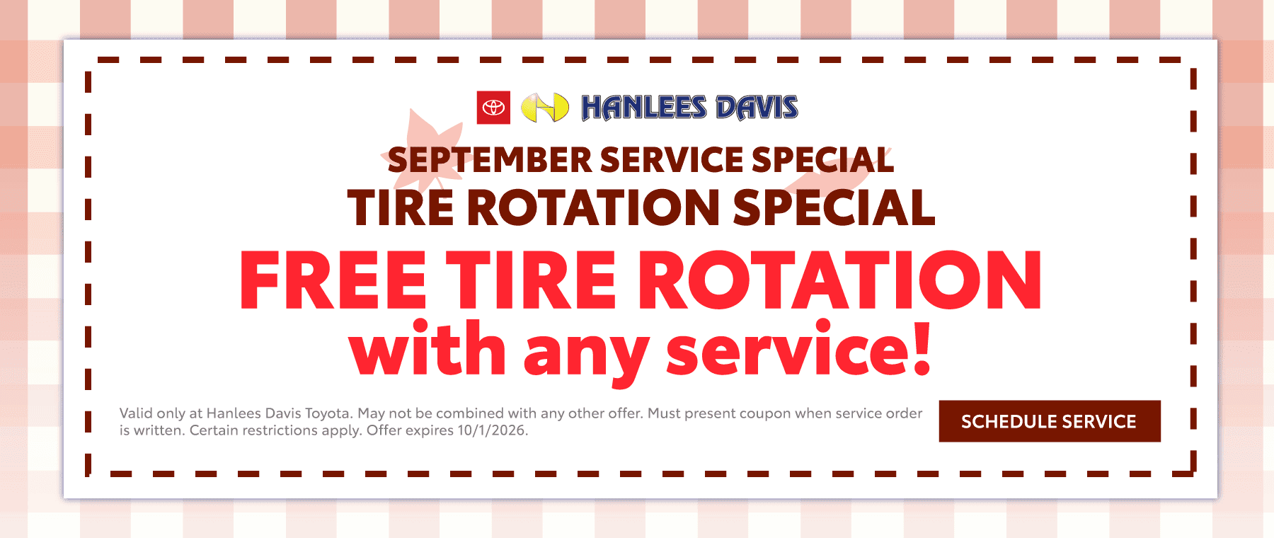 Tire Rotation Special