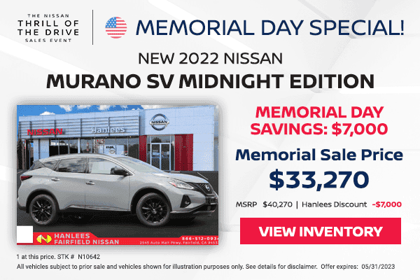 Memorial Day Savings: $7,000
