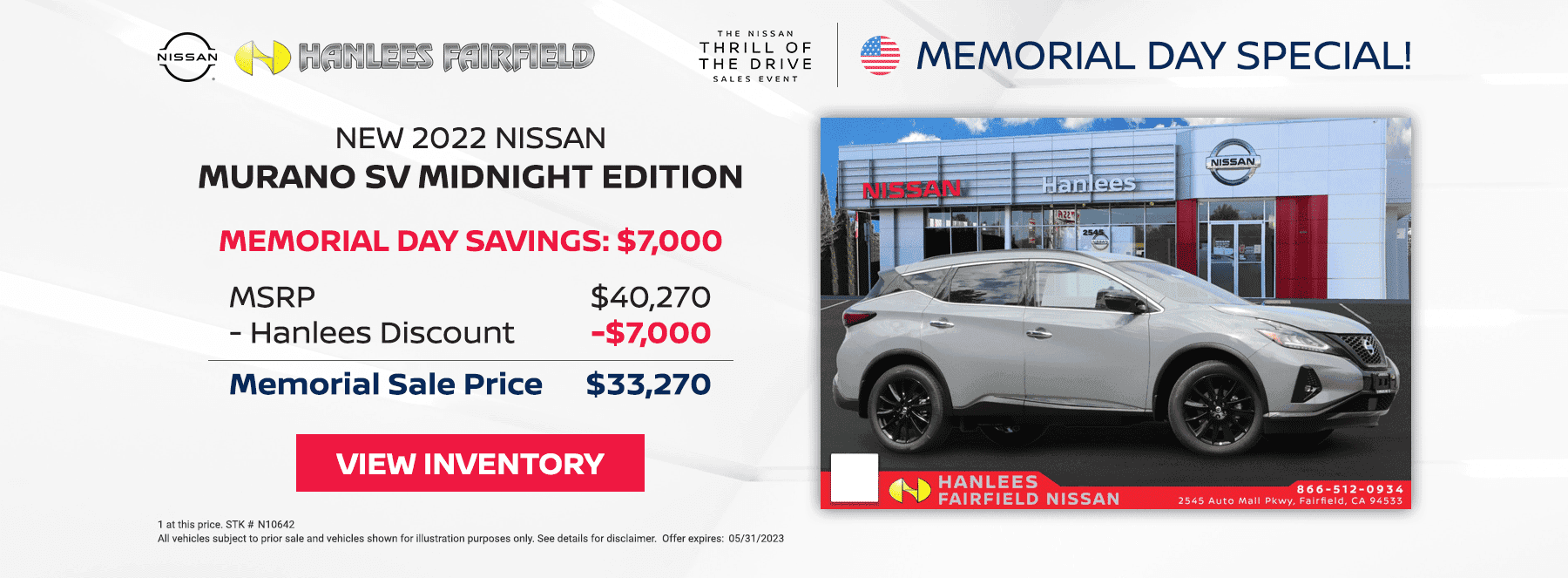 Nissan Murano offer