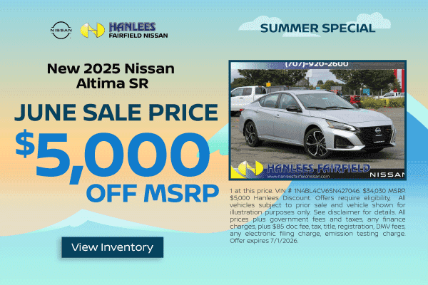 New 2025 Nissan Altima SR