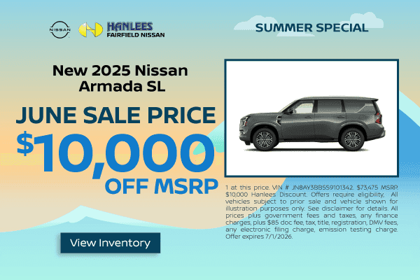 New 2025 Nissan Armada SL