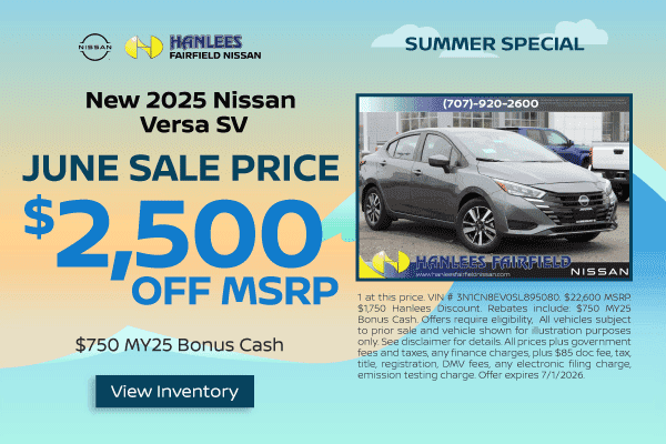 New 2025 Nissan Versa SV