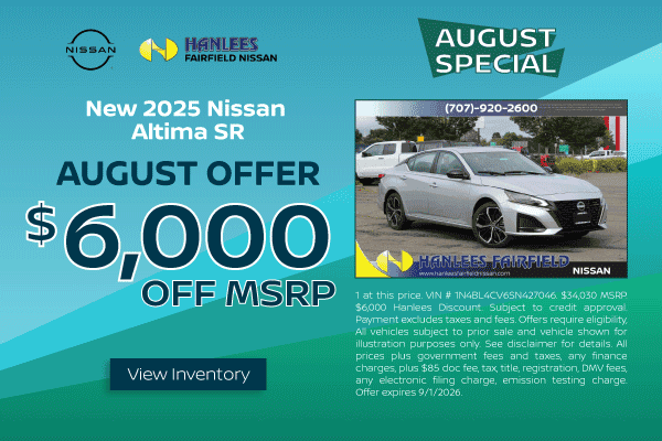 New 2025 Nissan Altima SR
