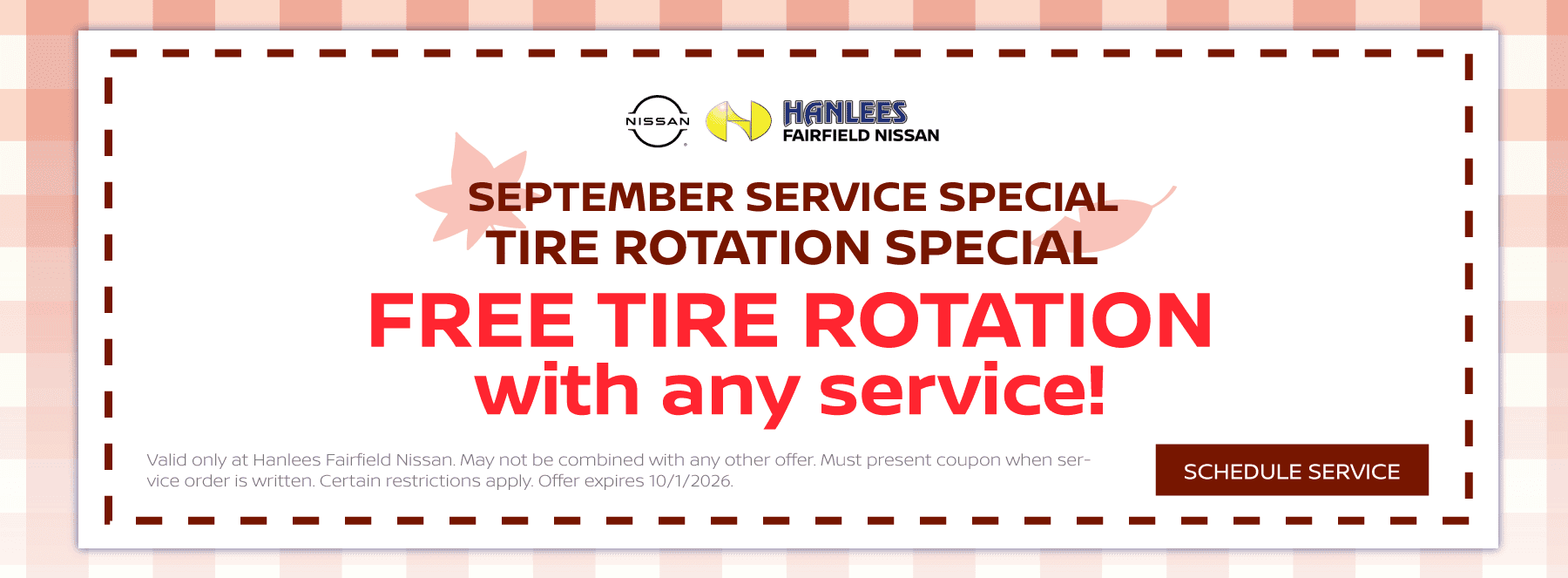 Tire Rotation Special