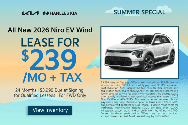 New 2026 Kia Niro EV WIND