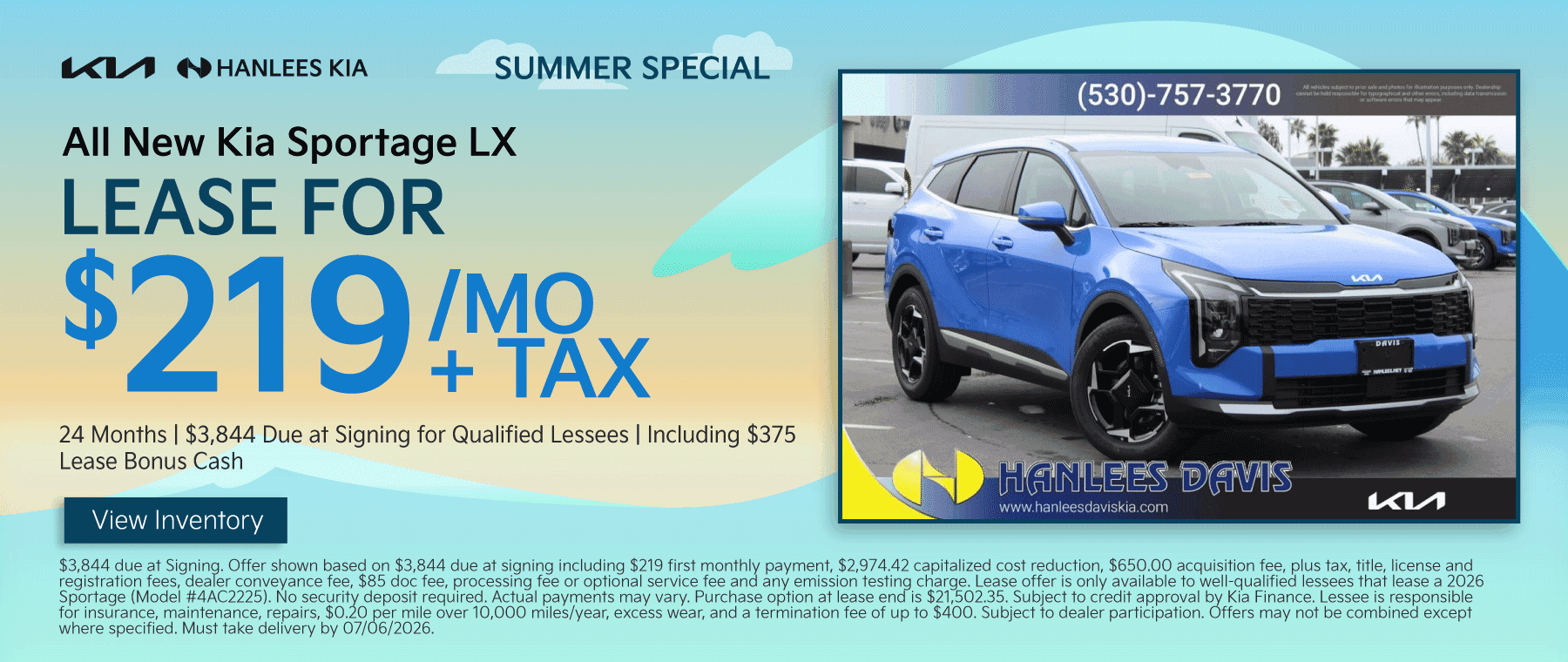All New Kia Sportage LX Special