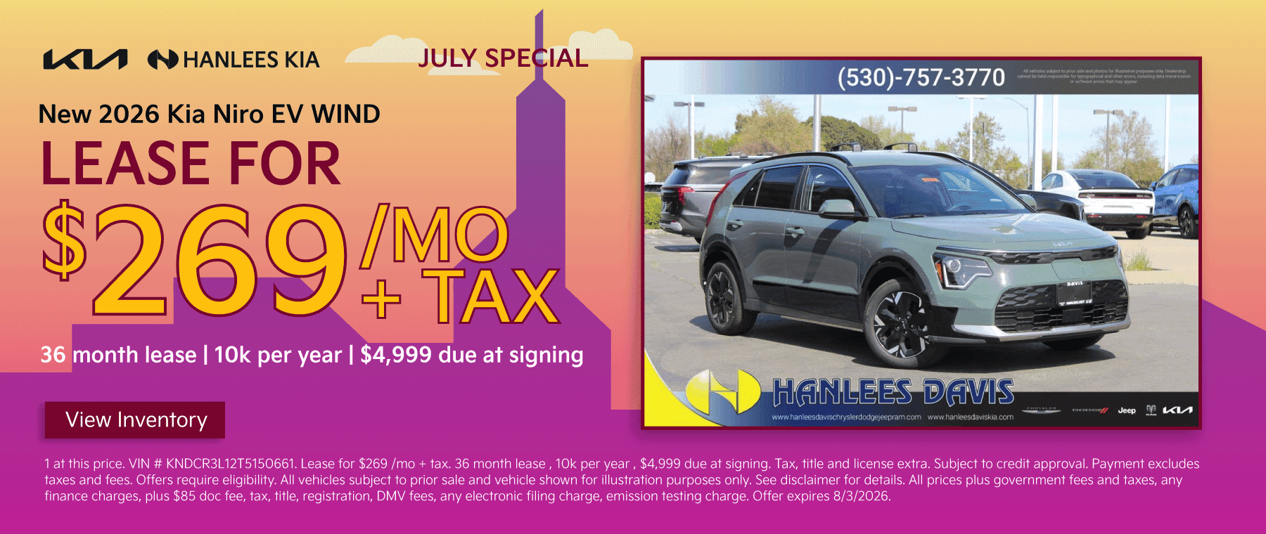 New 2026 Kia Niro EV WIND Special