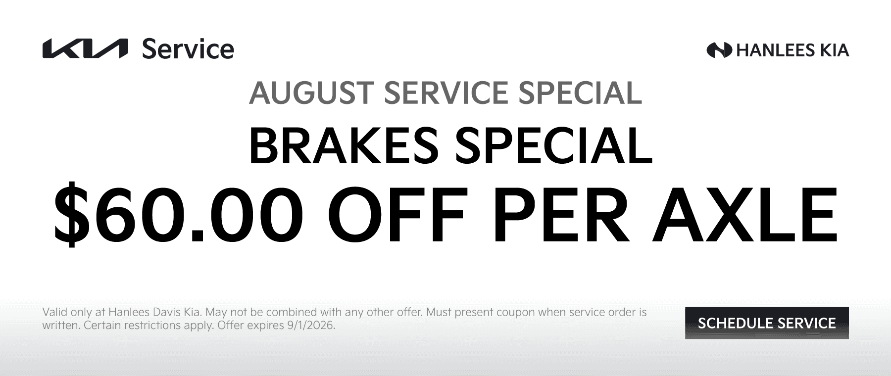 Brakes Special