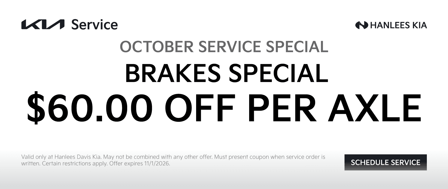 Brakes Special