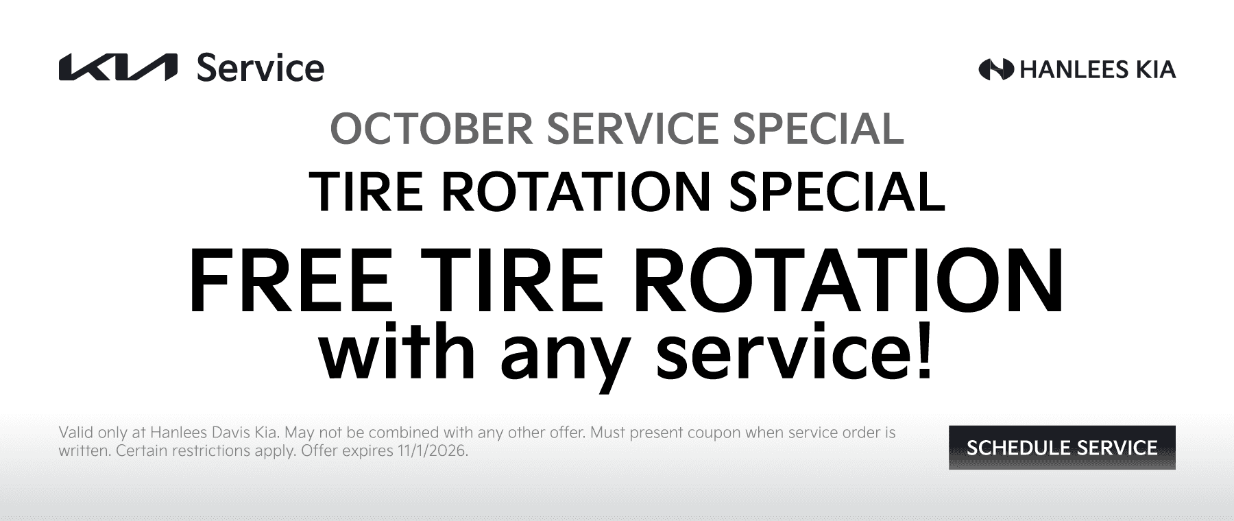 Tire Rotation Special