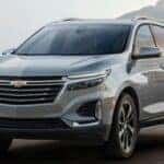 Silver 2024 Chevy Equinox on Country Road