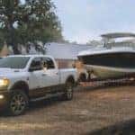 2020 Ram 2500 Towing a Boat