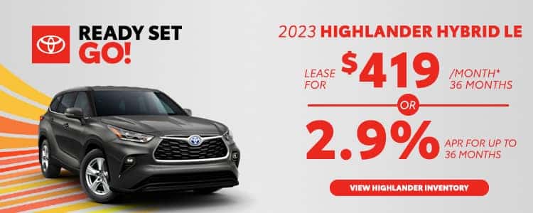 Current New Toyota Specials Offers | Hendrick Toyota Concord