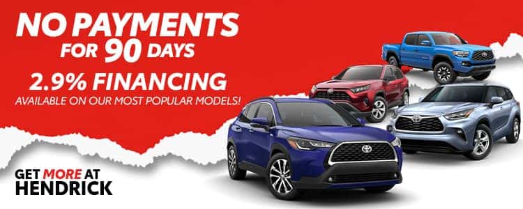 Current New Toyota Specials Offers | Hendrick Toyota Concord