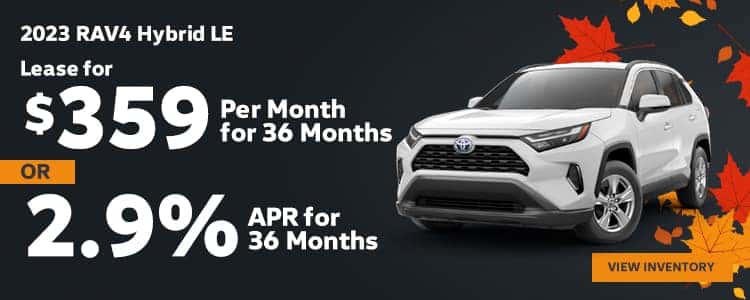 Current New Toyota Specials Offers | Hendrick Toyota Concord