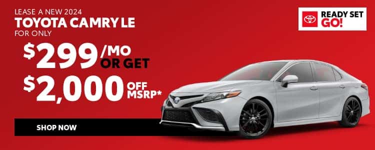 Current New Toyota Specials Offers | Hendrick Toyota Concord
